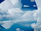 Icebergs in the Uummannaq Fjord System, northwest Greenland, Kingdom of Denmark. Art Print